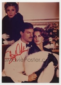 3d289 STEPHEN COLLINS signed 5x7 color photo 1980s w/Colbert & Ann-Margret in Two Mrs. Greenvilles!