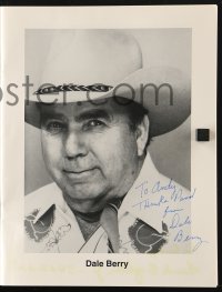 3d090 WESTERN FILM FAIR signed program & 8x10 still 1992 by FIFTEEN cowboy stars who attended!