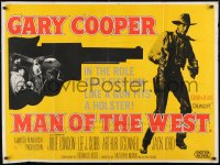 3f207 MAN OF THE WEST British quad 1958 Cooper's role that fits him like a gun fits a holster!
