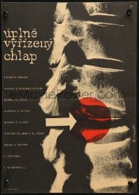 3f317 UPLNE VYRIZENY CHLAP Czech 11x16 1965 Vladimir Cech, Jaroslav Vizner, Vaca art of spine!