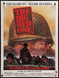 3f724 BIG RED ONE French 16x21 1980 directed by Samuel Fuller, Lee Marvin, Mark Hamill in WWII!