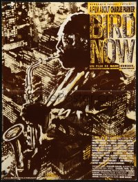 3f725 BIRD NOW French 18x24 1988 great art of jazz musician Charlie Parker w/saxophone!