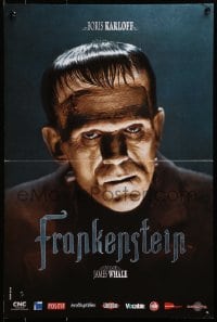 3f745 FRANKENSTEIN French 16x24 R2008 wonderful close up of Boris Karloff as the monster!