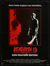 3f746 FRIDAY THE 13th PART V French 15x20 1985 A New Beginning, cool completely different image!