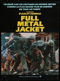 3f748 FULL METAL JACKET teaser French 16x22 1987 Stanley Kubrick's Vietnam War movie, born to kill!