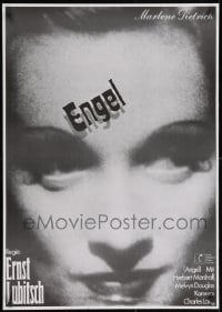 3f121 ANGEL German 1973 Ernst Lubitsch directed, great close-up image of Marlene Dietrich!
