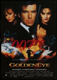 3f127 GOLDENEYE German 1995 cool image of Pierce Brosnan as secret agent James Bond 007!