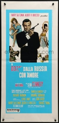 3f837 FROM RUSSIA WITH LOVE Italian locandina R1970s Sean Connery is Ian Fleming's James Bond!