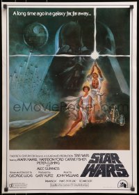 3f624 STAR WARS Japanese R1982 George Lucas classic, Tom Jung art, different all-English design!