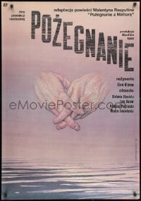 3f399 FAREWELL Polish 27x38 1987 Elem Klimov's Proshchanie, Russian small town drama!