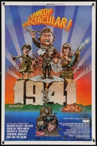 3g604 1941 style F 1sh 1979 Spielberg, art of John Belushi, Dan Aykroyd & cast by Green!