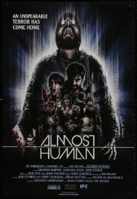 3g615 ALMOST HUMAN 1sh 2013 cool horror artwork by The Dude Designs!