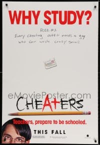 3g672 CHEATERS teaser DS 1sh 2002 Matthew Lawrence, Mary Tyler Moore, rule #2!