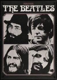 3g245 BEATLES 29x41 Japanese commercial poster 1970s John, Paul, George & Ringo, Forever!