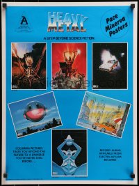 3g276 HEAVY METAL 18x24 Scottish commercial poster 1980s classic, wild Chris Achilleos fantasy art!