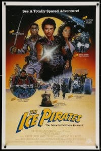 3g777 ICE PIRATES 1sh 1984 Robert Urich, Mary Crosby, Michael Roberts, Steven Chorney sci-fi art!
