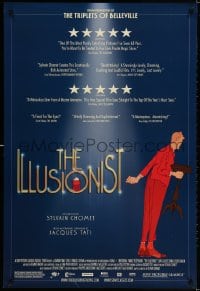3g779 ILLUSIONIST 1sh 2010 cool magician cartoon with a screenplay by Jacques Tati!