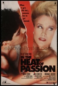 3g781 IN THE HEAT OF PASSION 1sh 1992 when it gets this hot... someone has to get burned!
