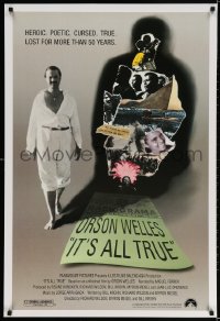 3g795 IT'S ALL TRUE 1sh 1993 unfinished Orson Welles work, lost for more than 50 years!