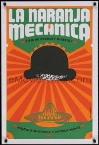 3g167 CLOCKWORK ORANGE 20x30 Cuban REPRO poster 2009 Stanley Kubrick classic, Ponce silkscreen art!