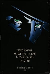 3g894 SHADOW teaser 1sh 1994 Alec Baldwin knows what evil lurks in the hearts of men!