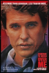 3g904 SOMEONE TO WATCH OVER ME teaser 1sh 1987 directed by Ridley Scott, Tom Berenger close-up!