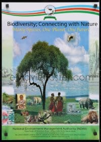 3g429 BIODIVERSITY 17x24 Kenyan special poster 1990s National Environmental Management Authority!