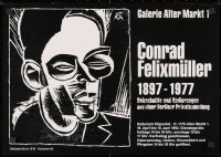 3g188 CONRAD FELIXMULLER 1897-1977 14x20 German museum/art exhibition 1992 close-up art!