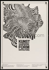 3g208 KUNST HANDWERK FORM GESTALTUNG 23x32 East German museum/art exhibition 1979 cool!