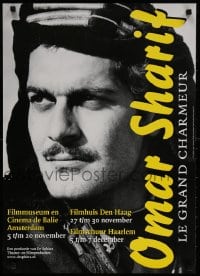 3g053 OMAR SHARIF LE GRAND CHARMEUR 20x28 Dutch film festival poster 2003 in Lawrence of Arabia!