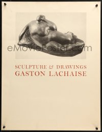 3g222 SCULPTURE & DRAWINGS GASTON LACHAISE 20x26 museum/art exhibition 1980s cool sculpture!