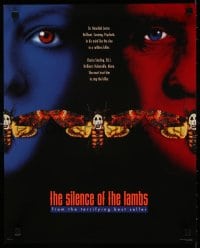 3g555 SILENCE OF THE LAMBS group of 3 16x20 special posters 1991 Foster & Anthony Hopkins w/moths!