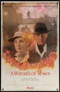 3g097 WREATH OF ROSES tv poster 1989 Fuchs artwork of John Croft, Joanna McCallum!