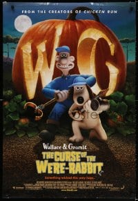 3g973 WALLACE & GROMIT: THE CURSE OF THE WERE-RABBIT DS 1sh 2005 Steve Box & Nick Park claymation