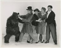 3h108 AT THE CIRCUS candid 8x10.25 still 1939 Groucho, Chico & Harpo Marx fending off fake gorilla!