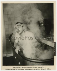 3h154 BREAKFAST AT TIFFANY'S 8x10.25 still 1961 Mickey Rooney as Mr. Yunioshi in steam bath!
