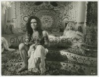 3h175 CANDY deluxe 7.25x9.25 still 1968 wacky image of long-haired Marlon Brando & sexy Ewa Aulin!