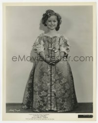3h179 CAPTAIN JANUARY 8x10 still 1936 portrait of adorable Shirley Temple in elaborate dress!