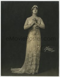 3h182 CAROLINA WHITE deluxe 7x9 still 1910s the opera singer who made only two movies by Matzene!