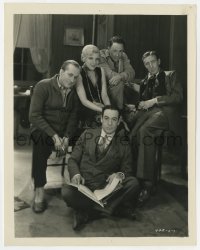 3h184 CASUALTIES candid 8x10.25 still 1929 portrait of star/director Robert Ober with the top cast!
