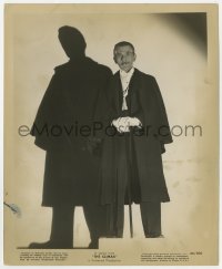 3h203 CLIMAX 8.25x10 still 1944 cool full-length portrait of dapper Boris Karloff by shadow!