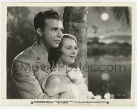 3h309 FLIRTATION WALK 8x10.25 still 1934 c/u of cadet Dick Powell embracing Ruby Keeler in Hawaii!