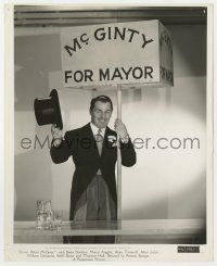 3h384 GREAT McGINTY 8.25x10 still 1940 portrait of Brian Donlevy campaigning, Preston Sturges!