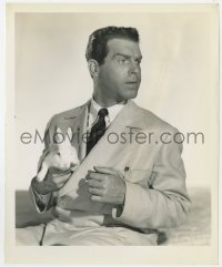 3h526 LADY IS WILLING 8.25x10 still 1942 portrait of Fred MacMurray with bunny by Whitey Schafer!