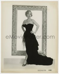 3h573 LOVELY TO LOOK AT 8x10 still 1952 full-length sexy blonde Zsa Zsa Gabor by picture frame!