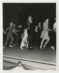 3h583 MAISIE GETS HER MAN deluxe 8x10 still 1942 Ann Sothern rehearsing her jitterbug dance!