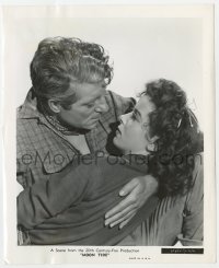 3h639 MOONTIDE 8.25x10 still 1942 best romantic close up of Jean Gabin embracing Ida Lupino!