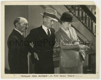 3h719 PENGUIN POOL MURDER 8x10.25 still 1932 James Gleason, Edna May Oliver & Clarence Wilson c/u!