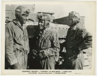 3h792 SAHARA 8x10.25 still 1943 Humphrey Bogart, Bruce Bennett & Dan Duryea by their tank in WWII!