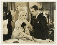 3h823 SINNERS IN THE SUN 8x10 key book still 1932 fashion designer Carole Lombard ignores Byron!